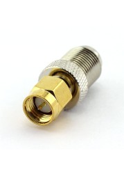 2pcs/1pcs F Type Female to SMA Male Adapter RF Coaxial Coax Antenna Cable F Female to SMA Male Connector