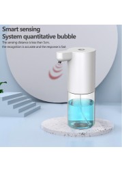 New USB Charging Automatic Induction Soap Liquid Dispenser Touchless Smart Sensor Auto Foaming Liquid Soap Dispenser Hand Washer