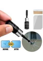 Car Scratched Glass Repair Tool DIY Car Window Phone Screen Repair Kit Glass Curing Glue Auto Glass Scratch Windshield Restore