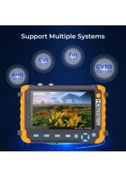 CCTV Tester IV8W 8MP AHD CCTV Surveillance Camera CCTV Tester Mini AHD CVBS CCTV Tester VGA R485 HD Video Tester