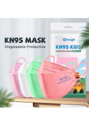 ffp2fan Elough kids mask 10-100pcs niños ffp2 mascarillas fpp2 gay respiratory kn95 face mask CE certification