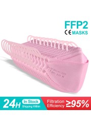 New Mascarillas ffp2fan filtros respiratory mask fpp2 homeopathic face mask rose KN95 cubrebocas ffp2mascarillas ce