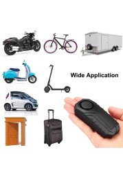 Elecpow Remote Control Bike Alarm Waterproof Motorcycle Electric Bicycle Security 113dB Anti-lost Vibration Warning Alarm Sensor