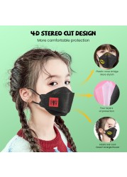 EU Approved FFP2 Mascarillas Niñas Fpp2 Mask Face Masks Kn95 Respirator Mask Kids Boys Mask ffp3 ffp2fan niños