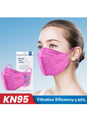 قناع السمك الملون KN95 Negras FFP2 Mascarillas quiurgicas homology adas KN95 ماسكارا ffp2قناع kn95maske شكل السمكة القابل للتصرف