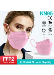 Fish Mask FFP2 CE Certificate Mascarillas FPP2 Approved FP2 Respirator Adult Protective Mouth Reusable Face Masks KN95 ffp2mascarillas