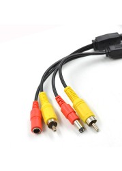 CCTV RCA Video Cable 5M 10M 20M 2IN1 DC In Video/Audio Out Extension Cable For DVR Analog Security Camera System