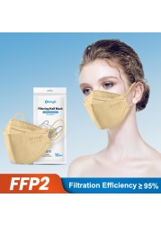 ffp2 color mask ffp2 mascara kn95 negra mascarilla certification kn95 black mask reusable disposable protective mask ffp2 fish mask