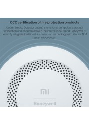 Xiaomi Mijia Honeywell Smart Fire Alarm Smoke Detector Sensor Audible Visual Alarm Notification Remote Work With Mi Home APP