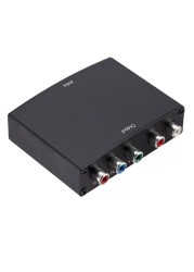 HDMI-متوافق مع RGB مكون محول 1080P HD 5 RCA YPbPr فيديو R/L محول صوت محول للتلفزيون الكمبيوتر مع الاتحاد الأوروبي الولايات المتحدة التوصيل