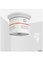 zigbee 3.0 carbon monoxide detector co gas alarm sensor control compatible with smart conby stick zigbee gateway/hub