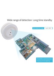 VStarcam Smart Home WiFi Smoke Detector Household Carbon Monoxide Gas Fire Alarm Sensor Camera APP Security Monitor