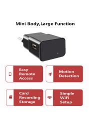 Mini Surveillance Cameras with WiFi 1080P HD Smart Home Security IP Camera Multifunctional USB Recorder Camcorder Video Audio Recorder DVR