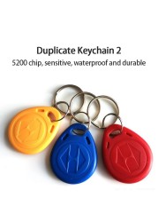 10/50pcs EM4305 T5577 125KHz Copy Writable Rewritable Epoxy Hang Keyfobs RFID Tag Key Ring Proximity Card Symbol Badge