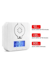 New Co Carbon Monoxide Fire Alarm Smoke Detector Poisoning Gas Warning Sensor Security Poisoning Alarm Lcd Photoelectric Detectors