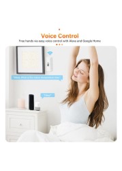 Tuya Zigbee Temperature Sensor Smart Home Tuya Smart Life APP Real-time Monitoring Work With Alexa Google Home Gateway Required