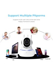 2MP PTZ IP Camera Smart Home Security Camera Surveillance Wifi Wireless Camera Two Way Audio Baby Pet Monitor Video Record