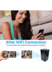 1080P Full HD Mini Camera WiFi Router Camera Night Vision Motion Detection Home Security Multifunctional Camera Router Cam