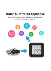 2022 AVATTO Tuya WiFi Temperature Humidity Sensor, Real-time Report LCD Display Indoor Humidity Thermometer Alexa Google