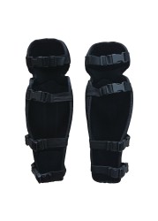 2pcs Breathable Garden Protective Gaiter Anti-Corrosion Comfortable EVA Farm Safety Trimming Practical Black Shin Guard