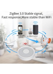 2022 Tuya Smart zibee 3.0 قابس طاقة 16A مخرج EU 3680 واط متر جهاز تحكم عن بعد يعمل مع Alexa و Tuya Hub