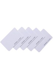 100pcs High Quality ID Read Only RFID 125KHz TK4100/EM4100 Smart White Thin Card In Access Control Free Shipping