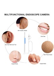 Ear Cleaning Endoscope Camera for Android USB C Cell Phone Mobile for Endoscopic Camera Mini Earpick Medical Otoscope Digital PC