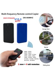 3pcs 433/418/390/310/315/868MHz garage door remote control rolling code fixed code gate transmitter replacement