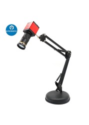 Industrial Overhead Camera Phone Video Stand Desktop Scissor Arm Stand for Video Recording Live Broadcast Studio Shooting