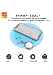 Tuya Smart Card GPS Tracker Bluetooth Anti-lost Alarm Keys Wallet Mini Alarm Device 2-way Search Tracker Location Item Finder