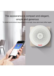 2022 PGST PW150 Tuya WiFi Wireless Home Alarm System Security Smart Home Burglar APP Control With PIR Motion Sensor