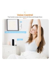 Tuya ZigBee 3.0 Smart Temperature Sensor, Temperature Sensor, Smart Home, Voice Control, Work with Google Alexa Smart Life App