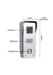 Dragonsview 7 Inch 1080P Color Video Door Phone WiFi Doorbell Intercom System Wireless Mobile APP Motion Remote Control