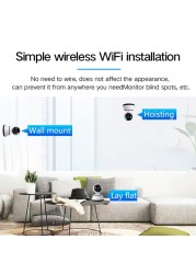 Wireless IP Camera Home Security CCTV WiFi Surveillance Camera Indoor Infrared Night Vision Monitoring Robot Baby Monitor Video Cameras