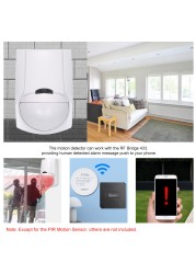 Wireless Wall Mounted PIR Human Body Motion Sensor Smart WiFi Infrared Motion Detection Sensor Alarm for Sonoff RF Bridge 433