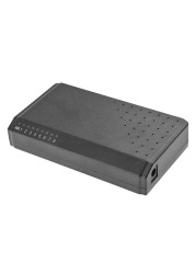 8 Ports PoE Switch 6+2 POE 10/100M Ethernet Power Without Power Adapter for Security Screen Cameras