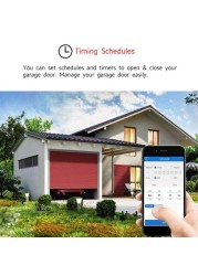 Aubess Wifi Smart Switch Garage Door Opener With Ewelink App Voice Control Alexa Google Home Wireless Remote Control Smart Home