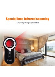 Infrared camera detector hotel anti express shooting anti eavesdropping safety vibration alarm anti theft detector