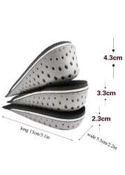 Inner breathable memory increased full quilted semi-padded invisible insole and comfortable memory foam for men women