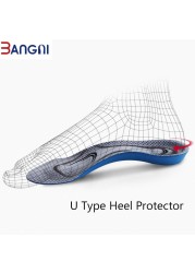 3ANGNI Orthotic Flat Feet Insoles Arch Support 3/4 Insole Memory Foam Lining Soft Letter for Man Woman Shoes