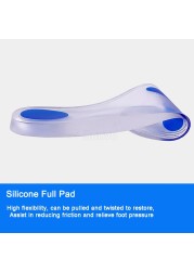 Medical Insoles Silicone Flat Feet Orthotic Insoles Plantar Fasciitis Pain Relief Foot Care Metatarsal Pad