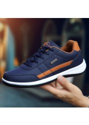 2021 Men Shoes Leather Luxury Brand England Trend Casual Shoes Men Sneakers Breathable Leisure Male Footwear Chaussure Homme