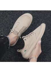 Men's shoes 2021 summer new casual shoes comfortable breathable fashion canvas shoes men's small white shoes soft sole casual shoes