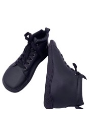 Barefoot leather shoes with Linning fabric inside for women and children