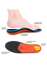 Plantar Fasciiti Orthotic Insoles Flat Feet Plantillas Arch Support Orthotic Insole Sneakers Insert Men Women Sneakers Cushion