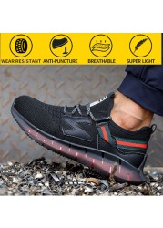 Safety shoes insurance work shoes men's puncture-proof shoes summer breathable safety shoes men's safety shoes