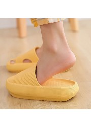 Home Slippers Summer Thick Platform Women Sandals Indoor Bathroom Non-slip Slides EVA Slippers Ladies Mens Shoes Dropshipping