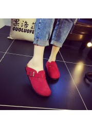 Summer Hot Men Slippers 2020 Fashion Closed Toe Shoes New Suede Sandals For Men Women Garden Unisex Plus Size 35-46