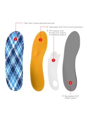 Plantar Fasciitis Feet Insoles Orthotic Shoe Inserts High Arch Support Metatarsalgia Flat Feet Orthotic Sole Shoes Women