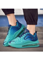 Designer Air Cushion Sneakers Women Fashion Gradient Color Sneakers Mens Popular Professional Damping Lovers Running Shoes